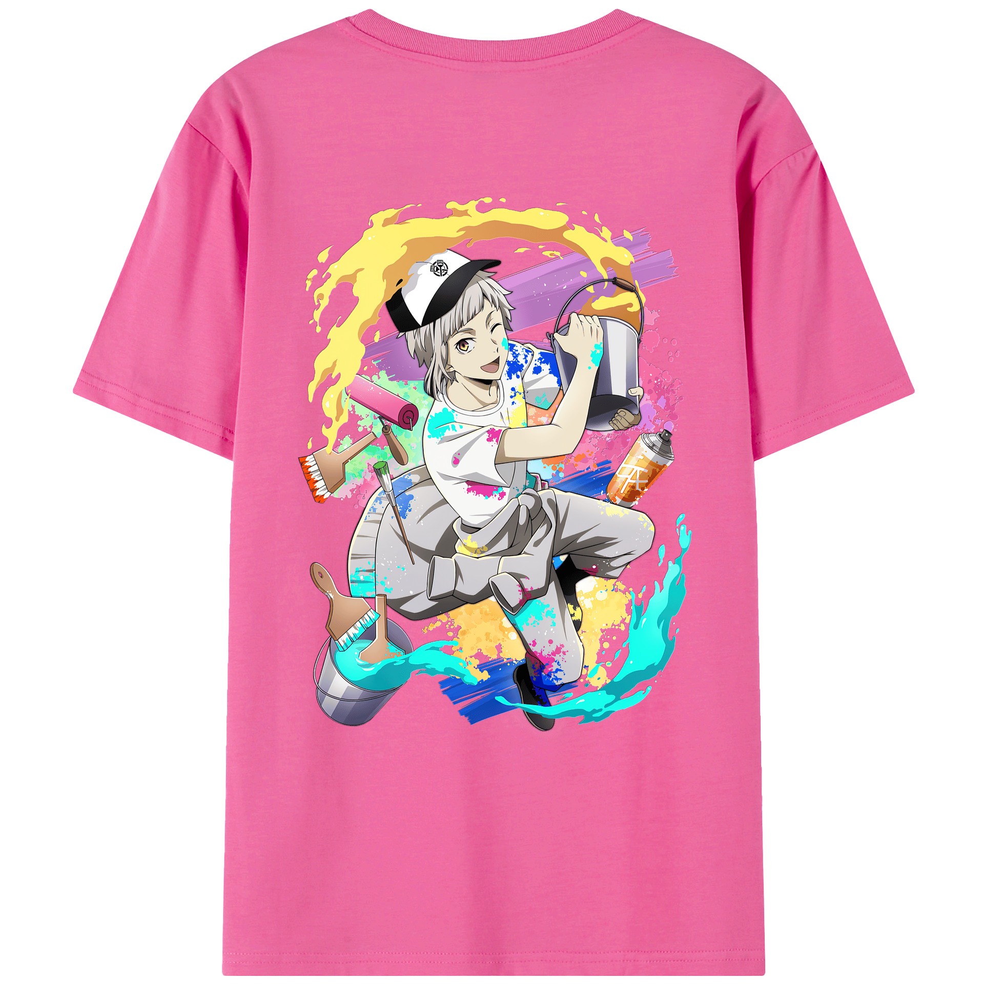 （画像用） 文豪ストレイドッグス Bungo Stray Dogs レディース半袖Tシャツ(バックプリント)